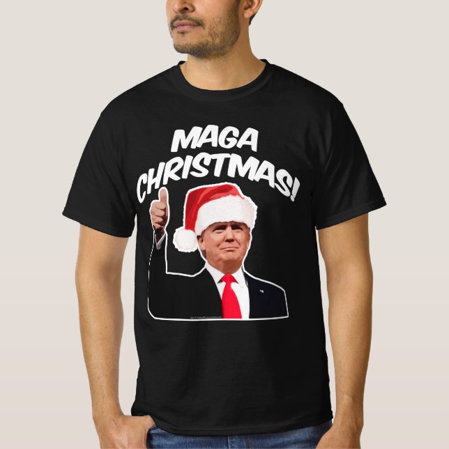 T-shirt Trump Noël drôle (Devant)