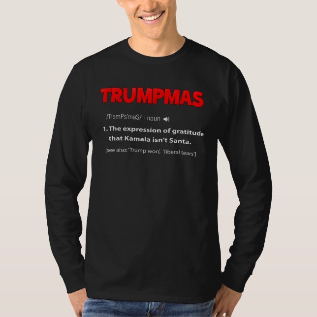 T-shirt Trump Noël Funny Trumpmas Day Trump Noël Won (Devant)