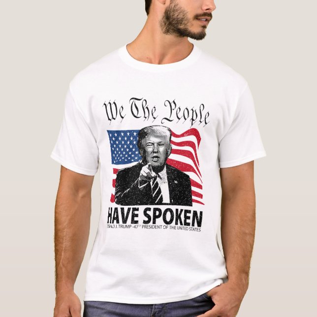 T-shirt Trump Nous, Le Peuple, Avons Parlé (Devant)