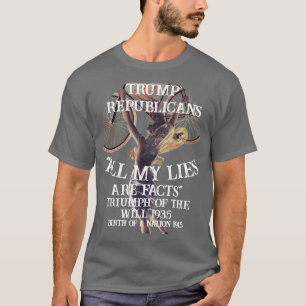 T-shirt Trump Ordonne Saison Chasse Jeunes Femmes Sans Sac