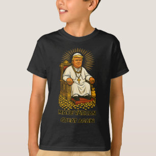 T-shirt Trump Papal Amusant Design Avec Les Placements Du