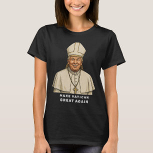 T-shirt Trump Papal Amusant Design Avec Les Placements Du