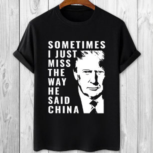 T-shirt Trump Parfois, il me manque juste la manière dont 