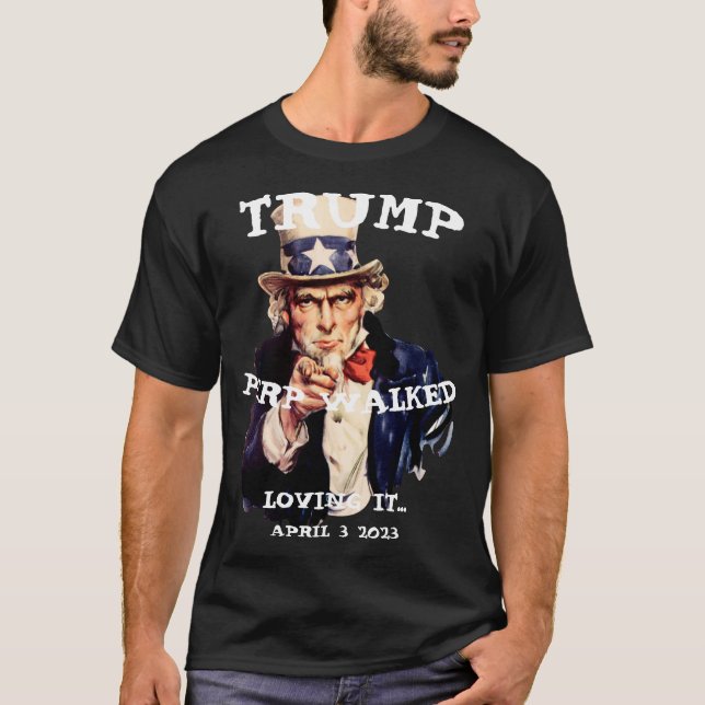 T-shirt Trump Perp FW FV HG Marché Mardi Oncle Sam (Devant)