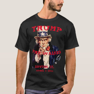 T-shirt Trump Perp Marche 2023 Mardi Oncle Sam