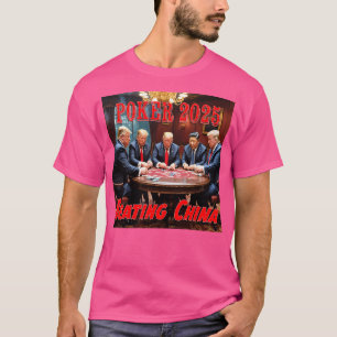 T-shirt Trump Poker 2025 contre la Chine