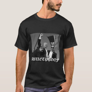 T-shirt Trump - Police anglaise ancienne à l'épreuve des b