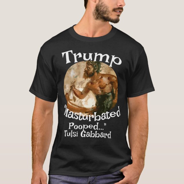 T-shirt Trump Pooped in My Sock Drawer Tulsi Gabbard (Devant)