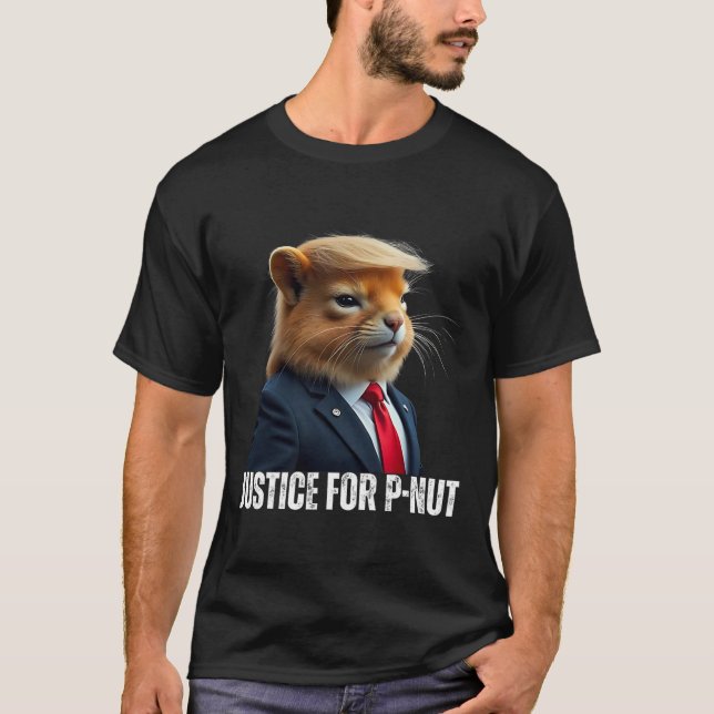 T-shirt Trump Pour La Noix De P La Justice Des Écureuils P (Devant)