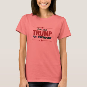T-shirt Trump Pour Président 2016 Signature
