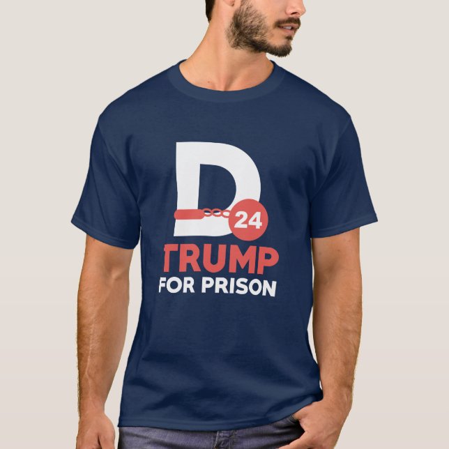 T-shirt Trump Pour Prison 2024 (Devant)