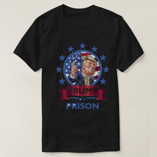 T-shirt Trump Pour Une Politique De Prison (Design devant)
