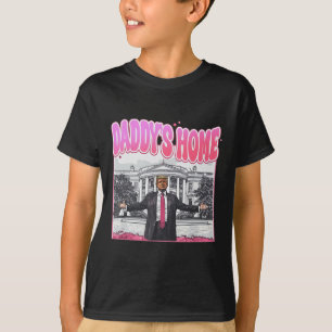 T-shirt Trump Président 2024 Tee Funny Daddy's Home Trump