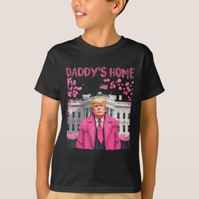 T-shirt Trump Président de nouveau Daddy's Home Take Ameri (Devant)