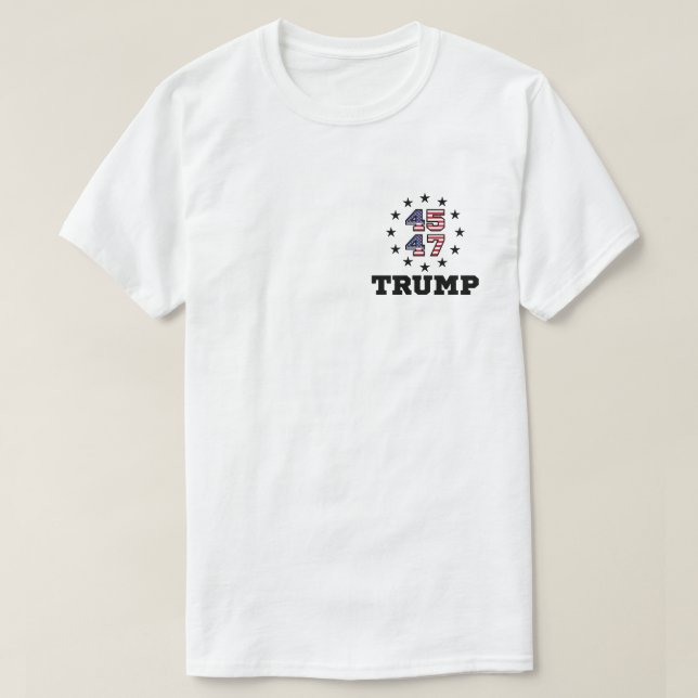 T-shirt Trump QR Code, 45/47 Trump YMCA dance QR Code (Design devant)
