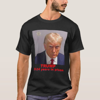T-shirt Trump réel Mugshot amusant Trump 20 24 ans à Paris