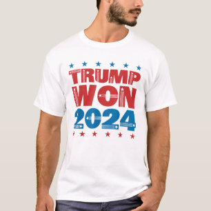T-shirt Trump remporte 2024 Get Over It US 47th President