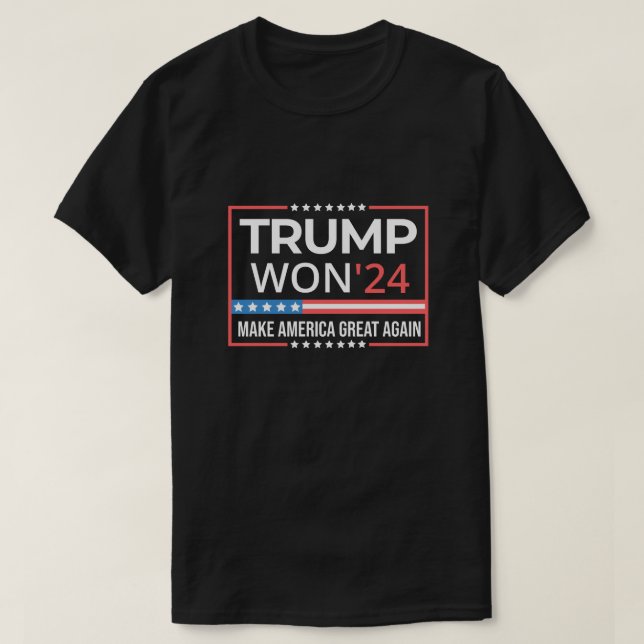 T-shirt Trump remporte à nouveau la victoire 2024 (Design devant)
