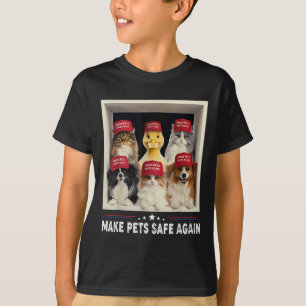 T-shirt Trump Rend Les Animaux De Compagnie Sûrs à Nouveau