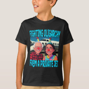 T-shirt Trump Républicain combat l'oligarchie du jet privé