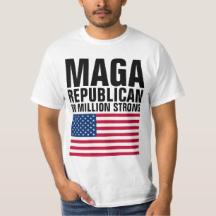 T-SHIRT TRUMP RÉPUBLICAIN DE MAGA : 80 MILLIONS