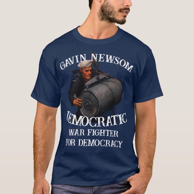 T-shirt Trump Republican Election 2026 2027 Gavin Newsom (Devant)