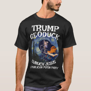 T-shirt Trump Road Bike Geoduck Jesus Républicain WH