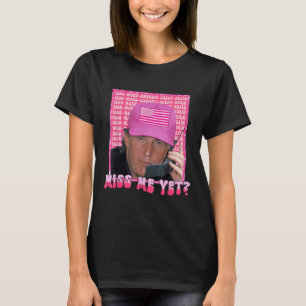 T-shirt Trump rose drôle me manque pourtant, Trump 2024, P