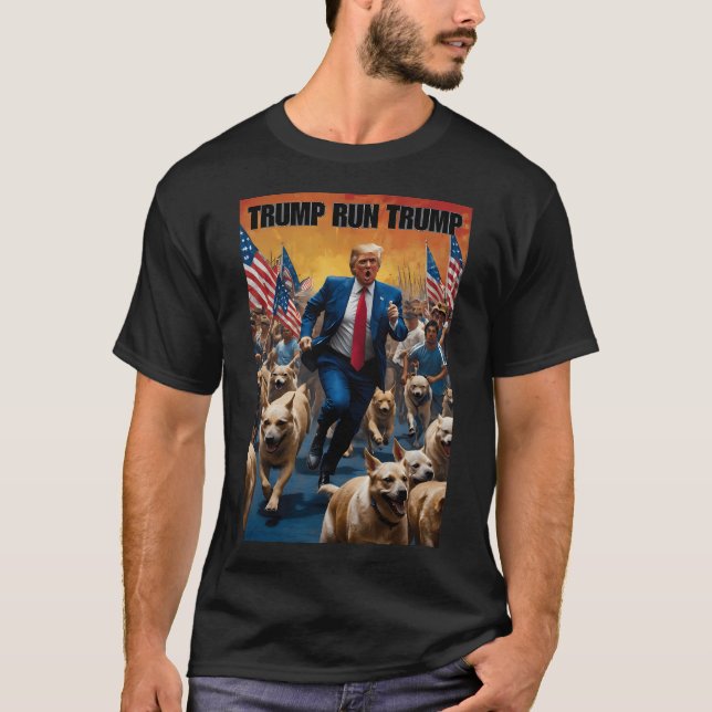 T-shirt Trump Run Trump 06 (Devant)