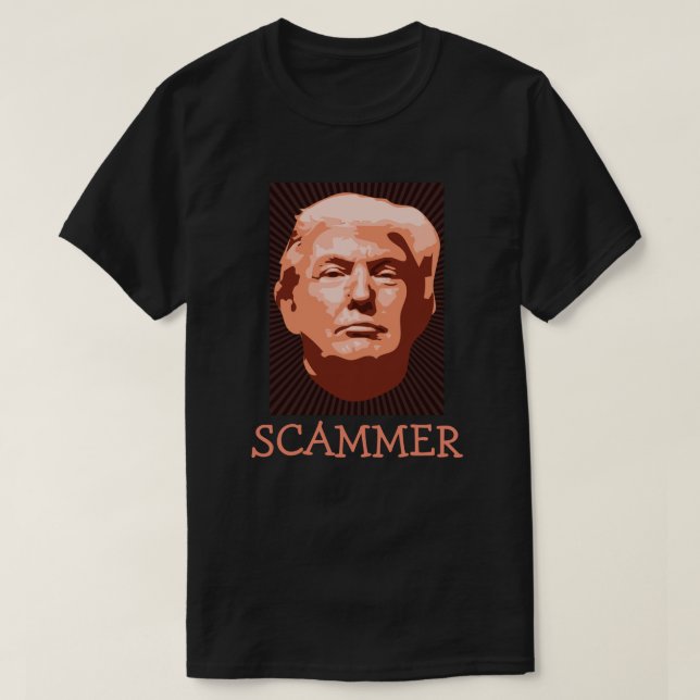 T-Shirt Trump Scammer (Design devant)