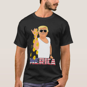 T-shirt Trump s'habille en 2024 Donald T, président des él