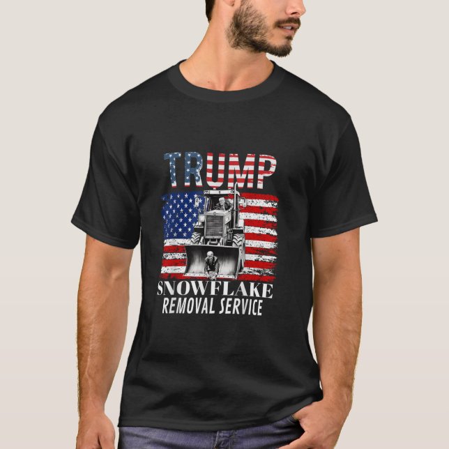 T-shirt Trump Snowflake Service d'enlèvement Funny Donald  (Devant)