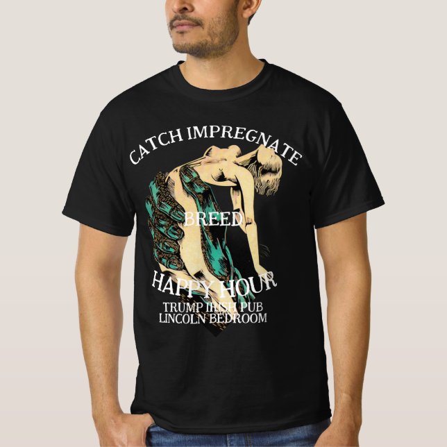 T-shirt Trump Submissive Wives Breeding Program Begins (Devant)