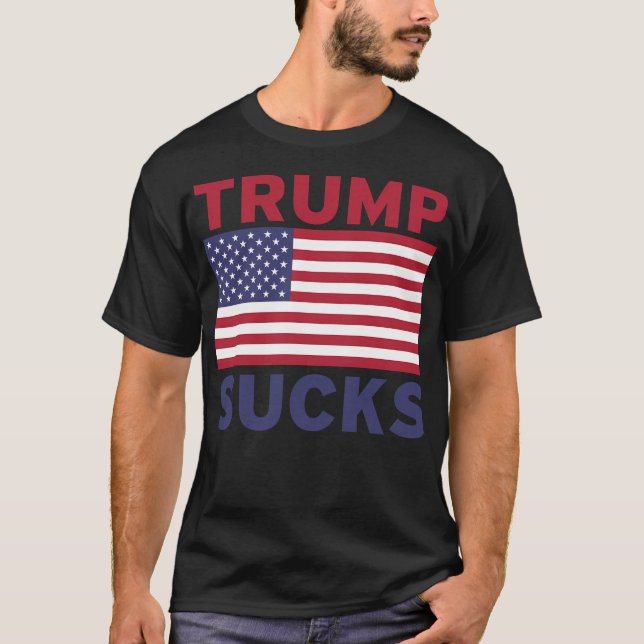 T-shirt Trump Sucks (Devant)