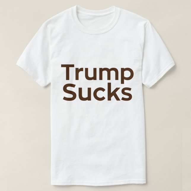 T-shirt Trump Sucks (Design devant)
