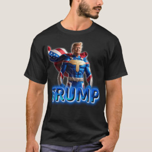 T-shirt Trump Superhero : Conception de Puissance Patrioti