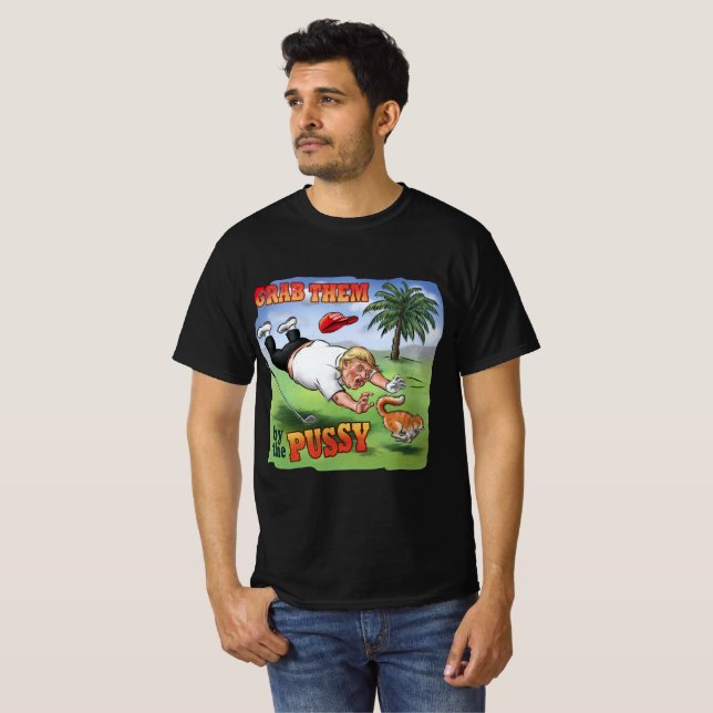 T-shirt Trump sur le parcours de golf  (Devant entier)
