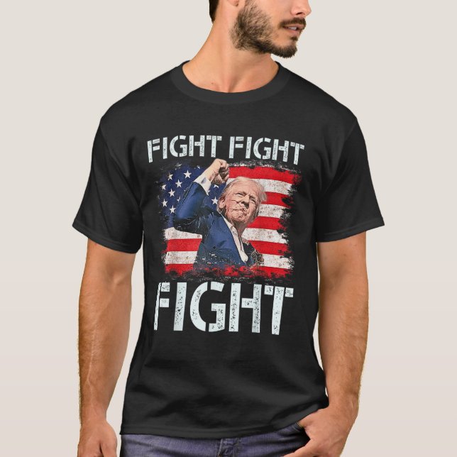T-shirt Trump Survivor Fight Trump Shirt 2024 You Missed (Devant)