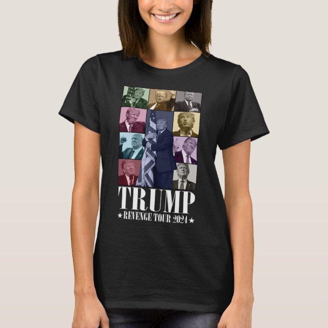 T-shirt Trump The Revenge Tour 2024 drôle (Devant)