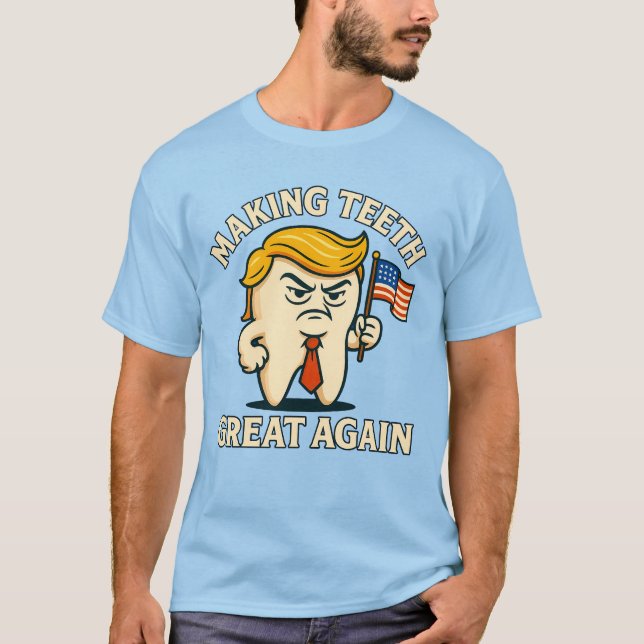T-SHIRT TRUMP TOOTH (Devant)