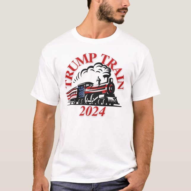 T-shirt Trump Train 2024 (Devant)