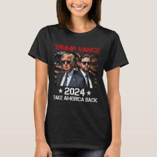 T-shirt Trump Vance 2024 Donald Trump J.d. Vance Take Amer