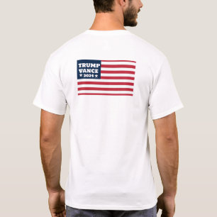 T-shirt Trump Vance 2024 Drapeau américain Tee