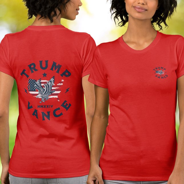 T-shirt Trump Vance 2024 Femmes (Créateur téléchargé)