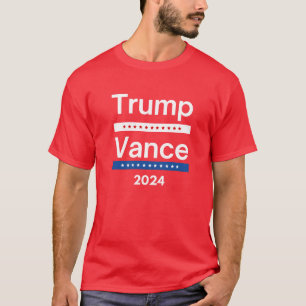 T-shirt Trump Vance 2024 Pour Président VP USA Election