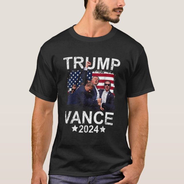 T-shirt Trump Vance 2024 Président Trump Supporters (Devant)