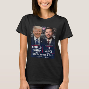 T-shirt Trump Vance Inauguration Day 2025 Donald Trump Jd