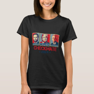 T-shirt Trump Vance Kennedy Échec et Mat 2025 Élection Rép
