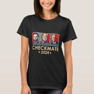 T-shirt Trump Vance Kennedy Échec et Mat 2025 Élection Rép
