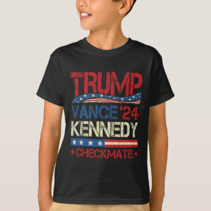 T-shirt Trump Vance Kennedy Échec et mat Élection Républic